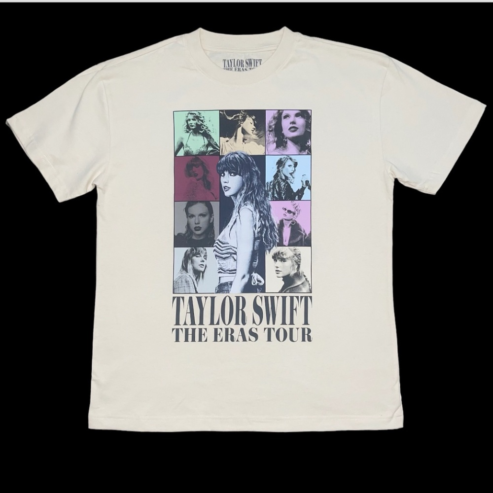 Taylor Swift The Eras Tour Official Merch T-shirt US TOUR Dates Size M